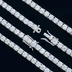 4mm VVS Moissanite Tennis - product view 2