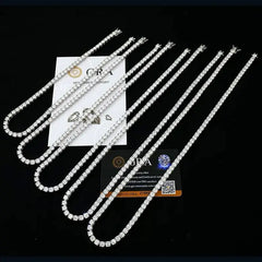 5mm GRA/VVS Moissanite Tennis - product view 1