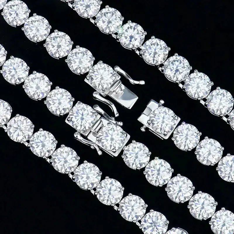 6mm GRA/VVS Moissanite Tennis - product view 1