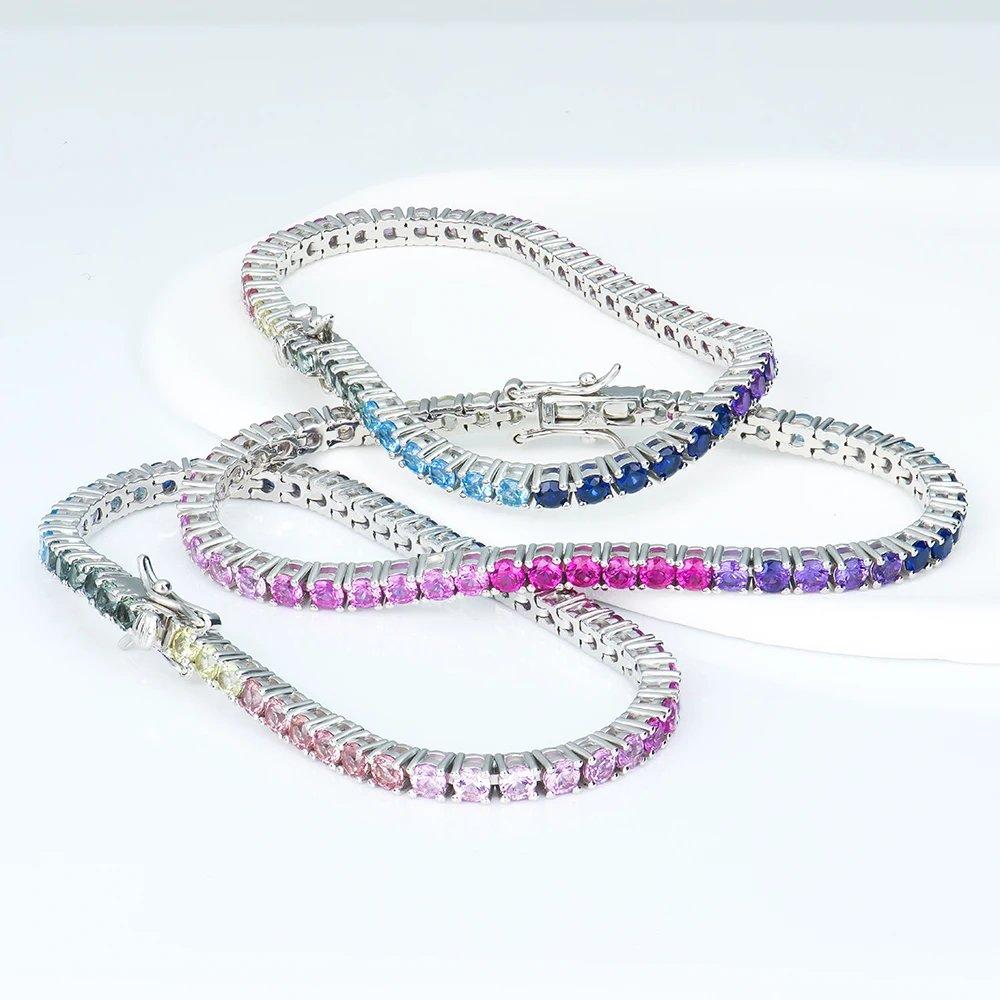 3mm Rainbow Corundum Tennis - product view 1