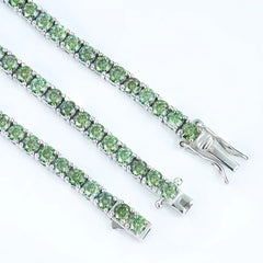3–6mm Green GRA VVS1 Moissanite Tennis - product view 2
