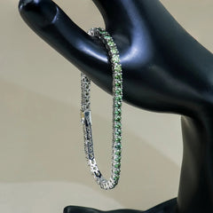 3–6mm Green GRA VVS1 Moissanite Tennis - product view 3
